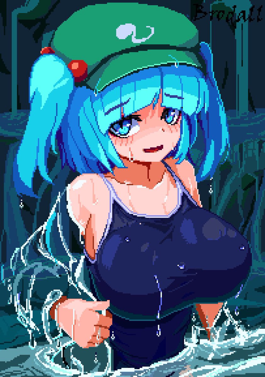 brodall_pixel's tweet image. 今年のにとりです
 #これでフォロワーさん増えました