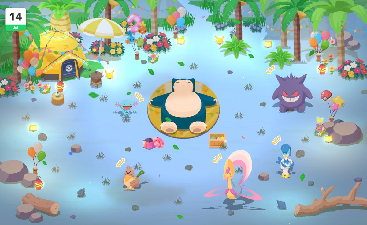 meeauwu's tweet photo. #PokemonSleep2nd i only started a few months ago https://t.co/tejKFksddZ
