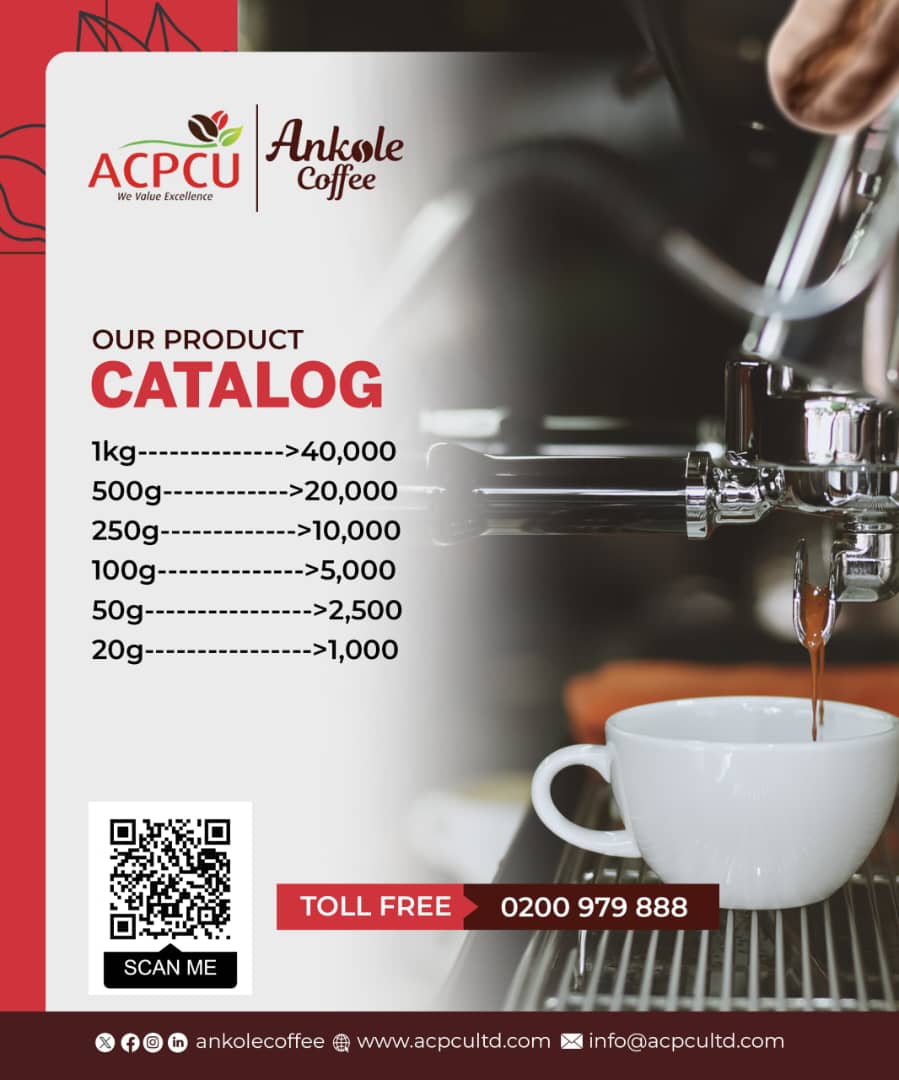 Ankole Coffee(<a href="/ACPCULTD1/">ACPCU LTD</a>), Uganda's finest, is organically grown and expertly processed to preserve its unique aroma and rich, complex flavors for an unforgettable sensory experience. We are proud to have you as our partner always and invite others to savor this coffee too.