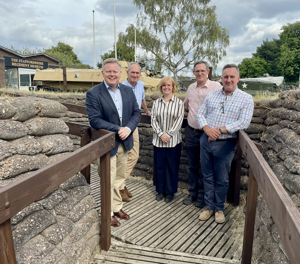 A visit to the Staffordshire &amp; Mercian Regiment Museum yesterday, just outside of Lichfield.  

An amazing collection on display and some wonderful interactive activities for kids of all ages - a perfect spot for a visit over the summer holidays! 🇬🇧