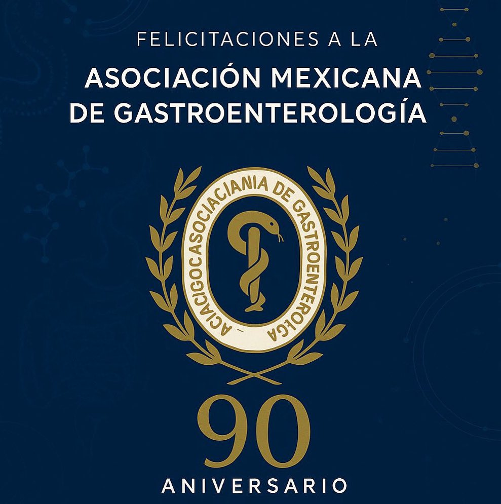 gastronuevoleon's tweet photo. 🎉 ¡Felices 90 años, Asociación Mexicana de Gastroenterología! 🎉

Desde la Sociedad de Gastroenterología de Nuevo León, extendemos una cálida felicitación a la AMG por sus nueve décadas de compromiso, liderazgo y contribución al desarrollo de la gastroenterología en México. https://t.co/XO1qAc1JHf