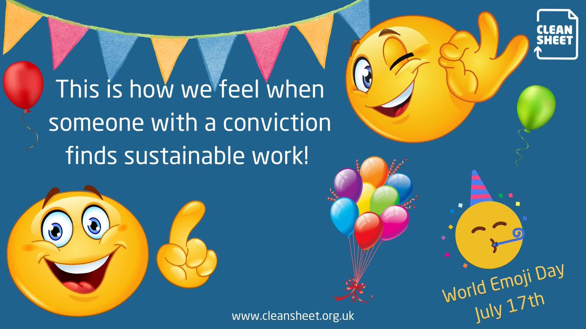 Clean Sheet exists to support its Members (people with a conviction) find sustainable employment. When they succeed, our excitement is genuine!
#celebrate #cleansheetworks #perseverance #support