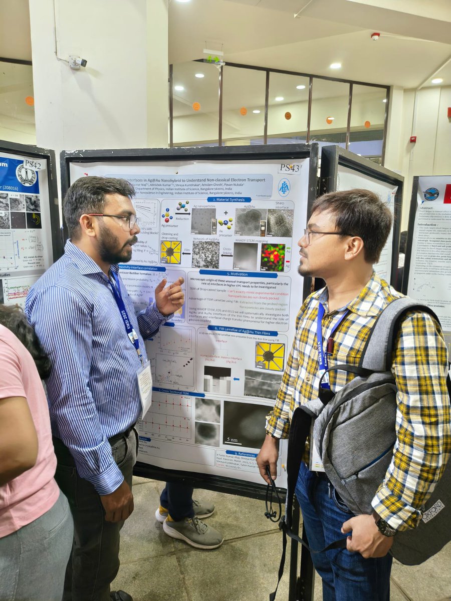 AGlab_IISc's tweet image. 🎉🎉Congratulations to Dr. Tuhin Kr. Maji (@TuhinKMaji ) for winning the Best Poster Award at the XLIII Annual Meeting of EMSI 2025!! #EMSI #academia #Bangalore