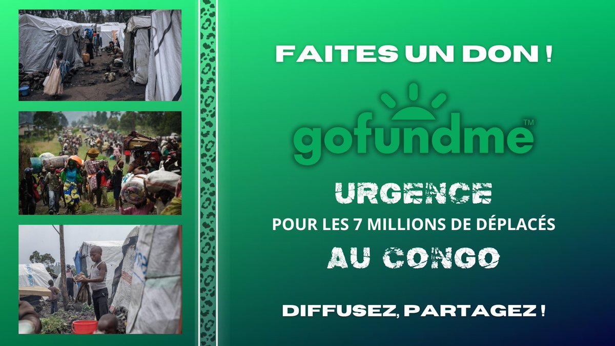 DuniaKongoMedia's tweet image. Dernière ligne droite, ensuite nous arrêtons définitivement nos opérations humanitaires en #RDC🇨🇩 mais en attendant, des millions de personnes subissent les conséquences de la guerre. Sauver nos minerais c&apos;est bien, sauver nos semblables, c&apos;est mieux 👉🏾 gofund.me/375cfd87
