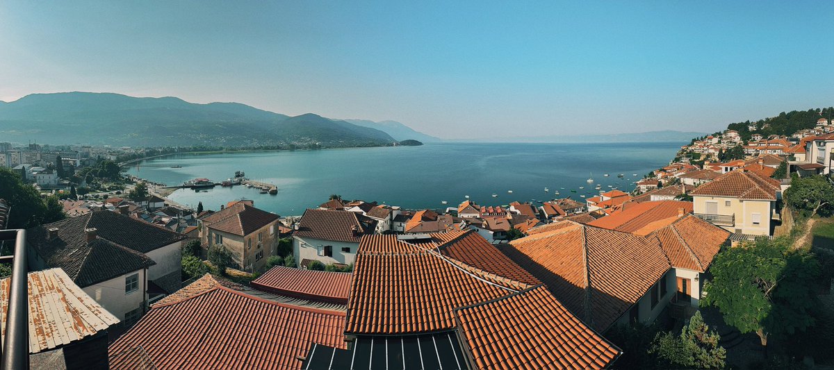 πΌππππππ πΉ. πππ ππ (@michaelreamedia) on Twitter photo Morning coffee time. #panorama #ohridmacedonia Morning coffee time. #panorama #ohridmacedonia