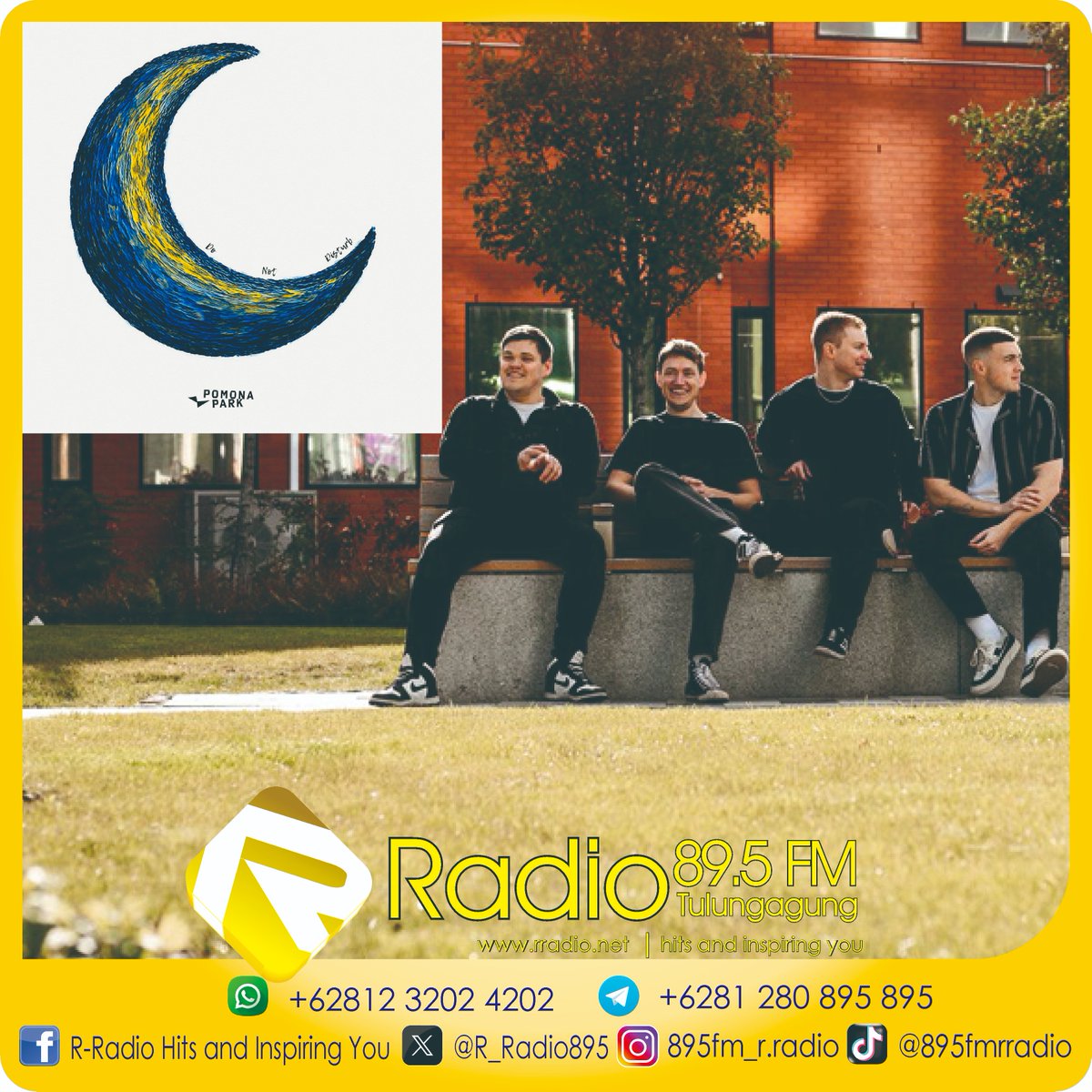 R_Radio895's tweet image. FRIENDS, “Youthful optimism with lyrical charm” are some of the ways Pomona Park can be described
Over the course of this year there will be 2 new studio releases, “Do Not Disturb” and “Lifeline”
Listen its only on 89.5 FM R-Radio, Hits and Inspiring You