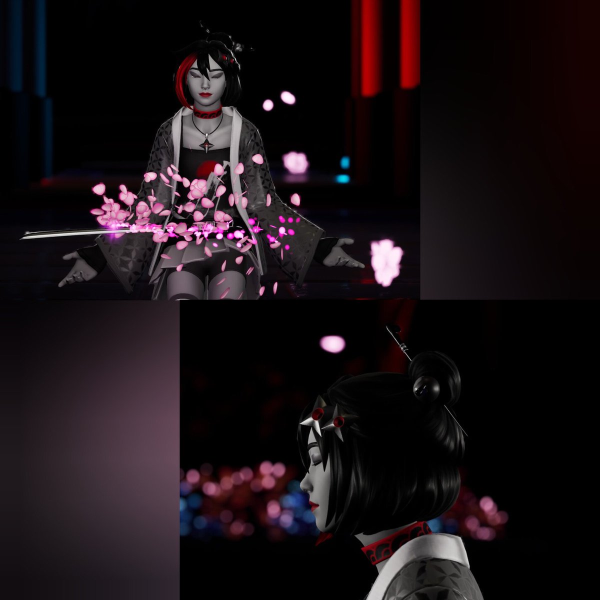 Flutter2019's tweet image. New post on my Instagram 
Miyako❤️🖤🤍
USE the code HA12, M8V and PATUS on the store 
Model: @Flutter2019
Code Map: 9520-7814-7185