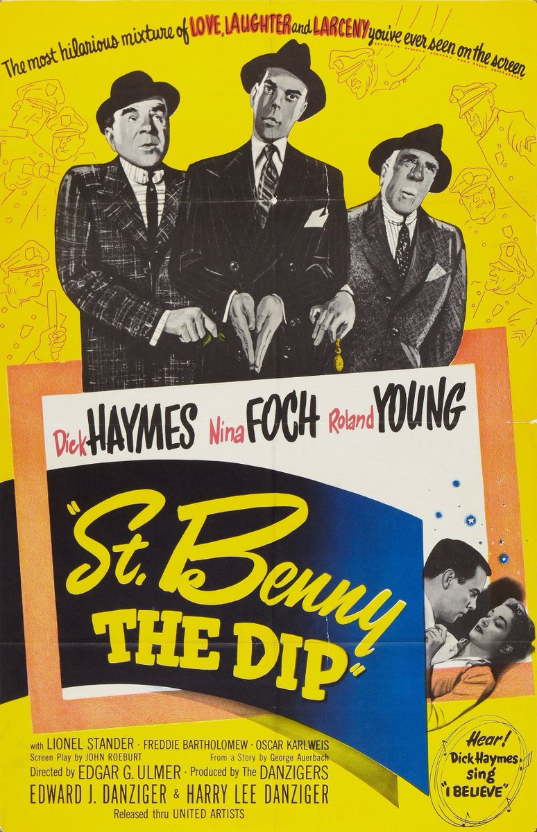 TalkingPicsTV's tweet photo. On the road to reformation... conmen disguised as priests! Love, laughter and larceny! 

😇 ST BENNY THE DIP (1951) 7:45am #DickHaymes #NinaFoch #RolandYoung comedy #TPTVsubtitles https://t.co/XEIsWBRcmJ