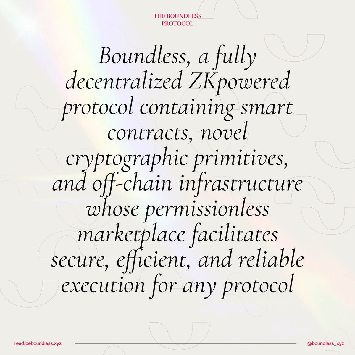 I have read the <a href="/boundless_xyz/">Boundless</a>  
whitepaper and this is my Proof of Read. Done it