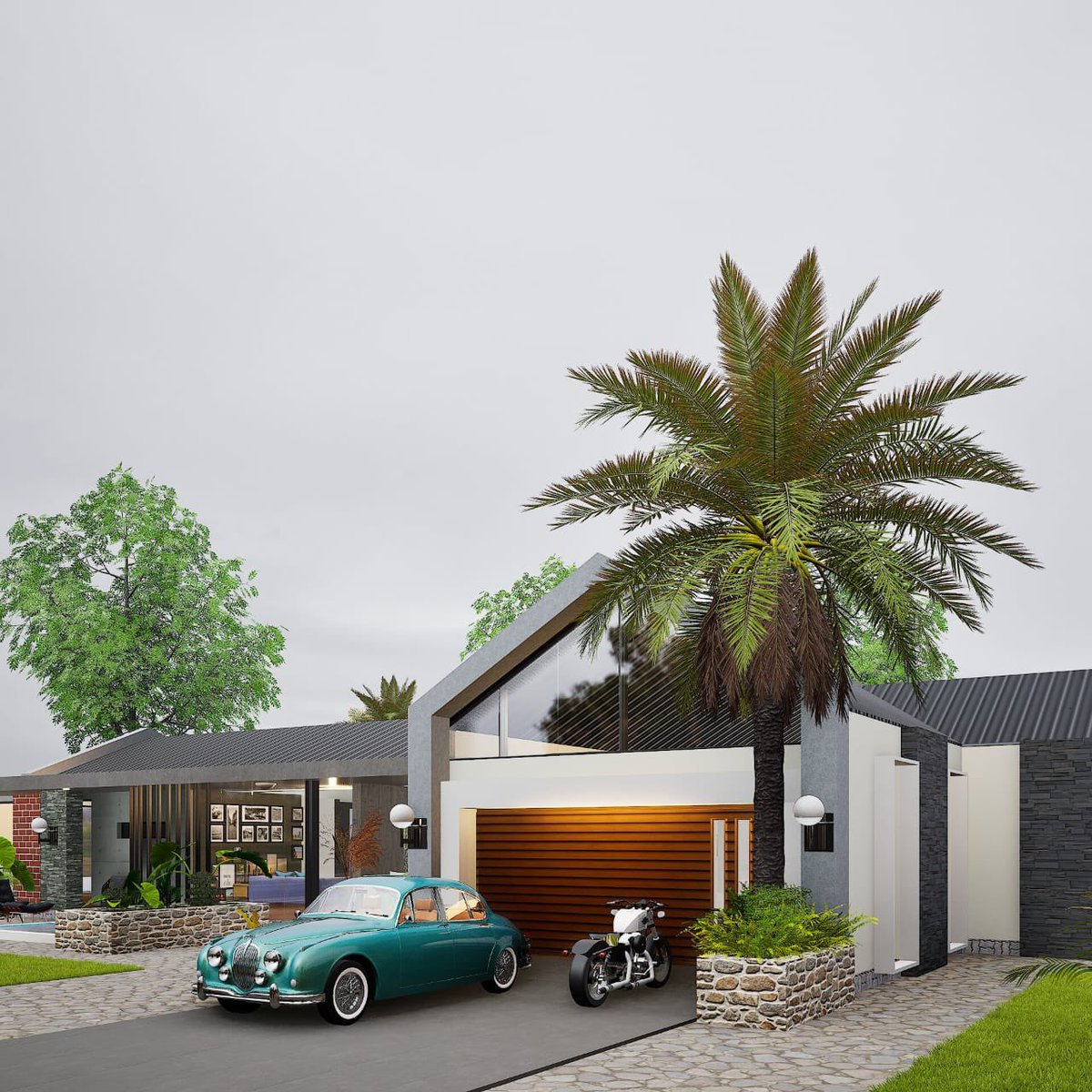 Ntoampe0207's tweet photo. Introducing our exquisite modern farmhouse design, where rustic elegance meets modern sophistication. With its beautifully crafted interiors and expansive outdoor spaces, this property is the ultimate retreat for those seeking a luxurious country lifestyle. #ModernFarmhouseStyle #CountryLiving #LuxuryProperties"