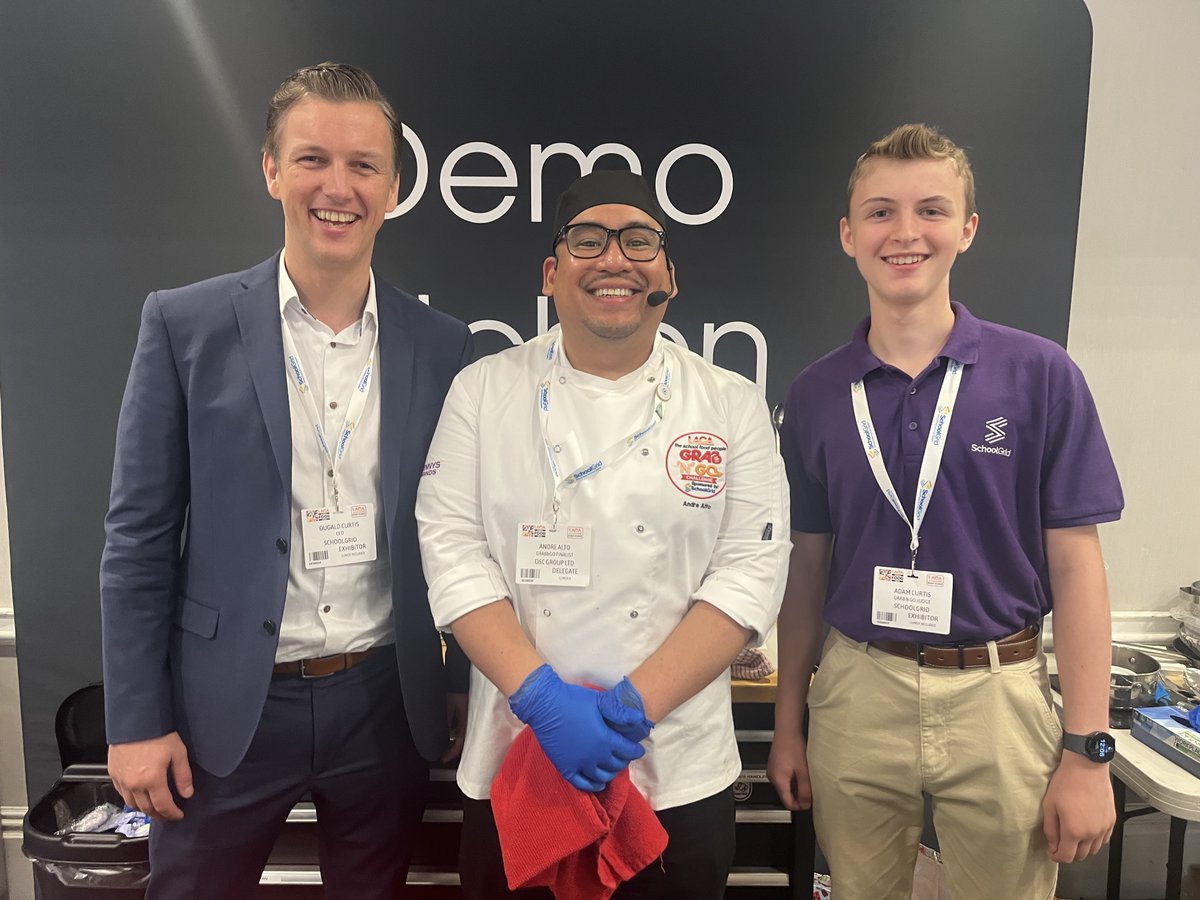 SchoolGrid (@schoolgrid) on Twitter photo Incredibly proud of <a href="/LACA_UK/">LACA</a> Grab & Go winner <a href="/AndreOCSchef/">Andre Alto</a> for supporting Hugh Fearnley-Whittingstall in the LACA Demo Kitchen. What an amazing experience for any chef! SchoolGrid is proud to sponsor such a great competition and help make this happen
#LACAME <a href="/HughFW/">Hugh Fearnley-Whittingstall</a> Incredibly proud of <a href="/LACA_UK/">LACA</a> Grab & Go winner <a href="/AndreOCSchef/">Andre Alto</a> for supporting Hugh Fearnley-Whittingstall in the LACA Demo Kitchen. What an amazing experience for any chef! SchoolGrid is proud to sponsor such a great competition and help make this happen
#LACAME <a href="/HughFW/">Hugh Fearnley-Whittingstall</a>