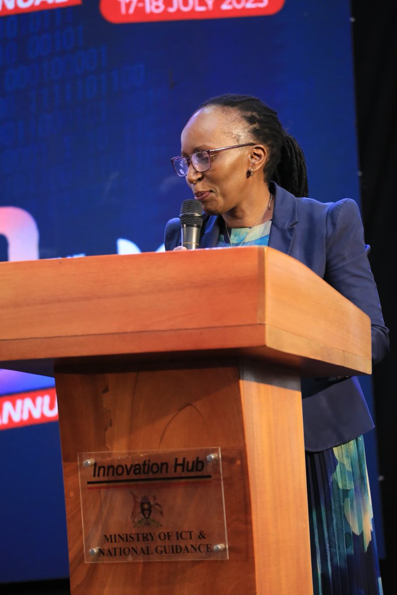 UICTug's tweet image. In her opening remarks at the 2nd National ICT Summit Uganda happening @innovationhubug, Ms. Elizabeth Ntege, Chairperson of ICT Association of Uganda (@ICTAUg), set the tone for the event by highlighting the significance of practical, homegrown innovation. She urged participants…