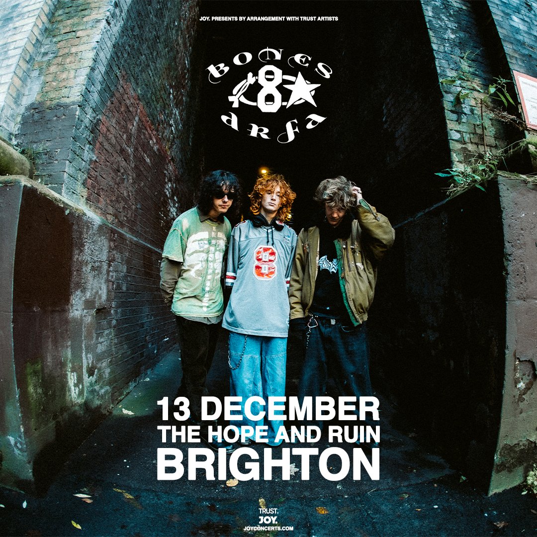 Joy. (@joyconcerts) on Twitter photo ON SALE | <a href="/AW1ls3n/">Bones Ate Arfa</a> at <a href="/thehopeandruin/">The Hope & Ruin</a> , BRIGHTON, 13.12.25 ⚡️
Tickets on sale at 10 GMT, 18.07.25 / Fri 18 JULY: bit.ly/44IbMW0 🎟️🔗 ON SALE | <a href="/AW1ls3n/">Bones Ate Arfa</a> at <a href="/thehopeandruin/">The Hope & Ruin</a> , BRIGHTON, 13.12.25 ⚡️
Tickets on sale at 10 GMT, 18.07.25 / Fri 18 JULY: bit.ly/44IbMW0 🎟️🔗