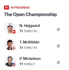 CanadaCalamity's tweet photo. I simply must make a tweet to honour Phil Mickelson leading the 2025 Open Championship. https://t.co/ED8CgubF9i