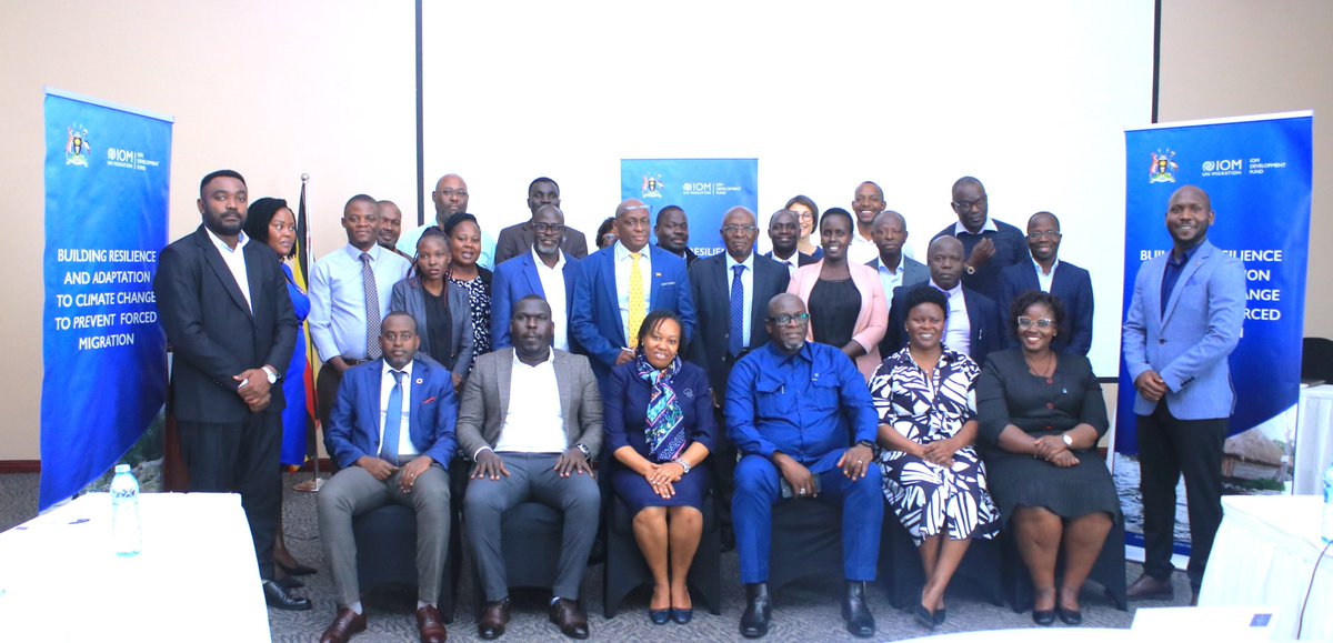 IOM_Uganda's tweet image. Happening Now: @min_waterUg, in collaboration with IOM Uganda, have convened stakeholders to validate the KDMECC National Implementation Plan. This pivotal framework sets the stage to address climate change's impact on human mobility in Uganda.