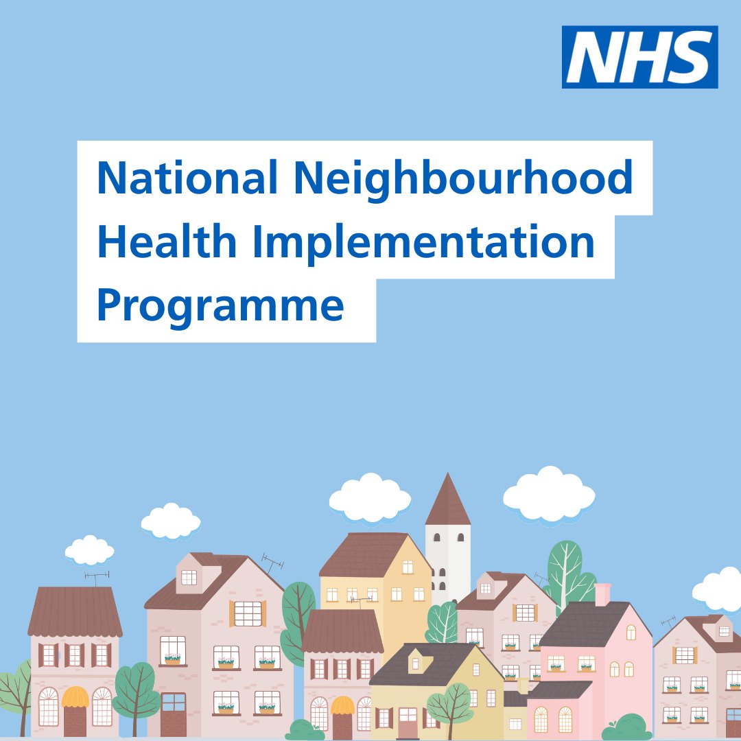 NHSEastEngland's tweet image. Places are invited to join the first wave of the National Neighbourhood Health Implementation Programme (NNHIP).
ow.ly/MiqO50WoZwB