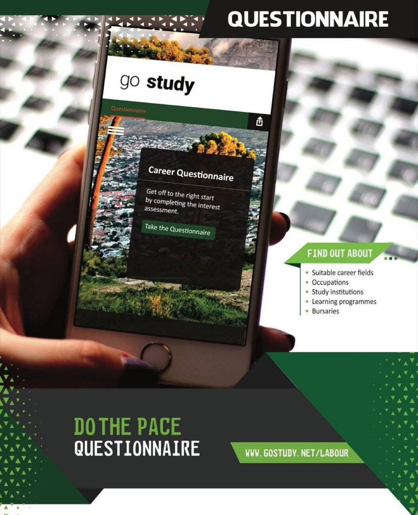 Not  sure of Career path to take? - take the pace questionnaire to get direction on career that best fits you. gostudy.net/labour