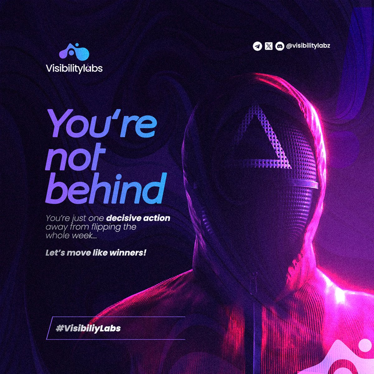 💼 MIDWEEK IS NOT A PAUSE!!!

Some people treat Wednesday like a traffic light.
They slow down. They coast. They wait for “fresh energy” to come.

Not us.

At VisibilityLabz, we treat Wednesdays like leverage.

Midweek means clarity:
— What’s working?
— What’s fluff?
— What