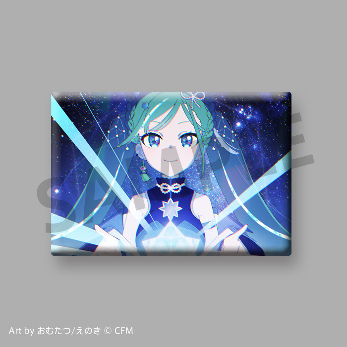 magicalmirai's tweet image. 初音ミク「マジカルミライ 2025」OFFICIAL ALBUM会場特典情報公開!
会場内の公式物販でCDを購入した方に、「ラストラス」"輝いて"スクエア缶バッジをプレゼント🎁
「ラストラス」のサムネイルを身につけちゃおう!
キラキラ"輝く"ホログラム仕様です✨
#マジカルミライ2025 #初音ミク