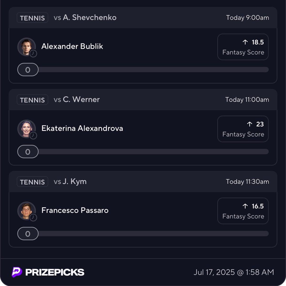 agent_meshi's tweet image. 🧱🎾 wake n cash 6x
dropping 2 slips for tomorrow
pick one or tail both
let’s wake up to some money 🎾🧹🤞🏼
🔗: prizepicks.onelink.me/gCQS/shareEntr…
🔗: prizepicks.onelink.me/gCQS/shareEntr…
❤️ if tailing. run it up
#PrizePicks #GamblingX #PlayerProps #tennis #ATP #WTA #ClaySeason #TennisPicks