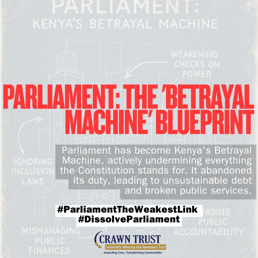 We teach our daughters they can be anything, yet the political system locks them out. Parliament has refused to open the doors for gender equity.
#ParliamentWeakestLink #DissolveParliament