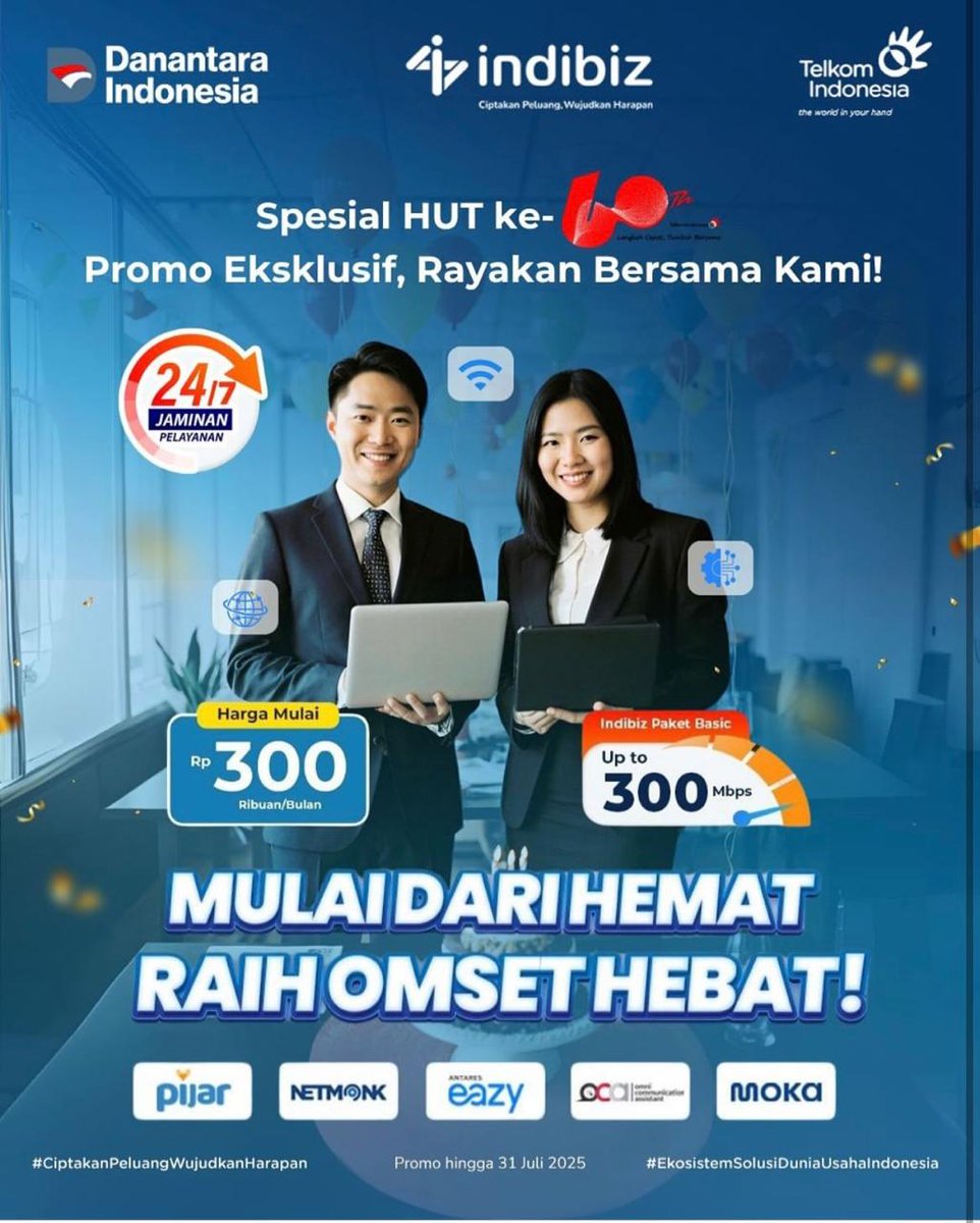 udah coba promo hsi b2b dari indibiz.
ngebantu banget buat ngatur sistem operasional biar gak ribet lagi. pokoknya mantepp bener 👍👍
#IndibizUntukBisnis