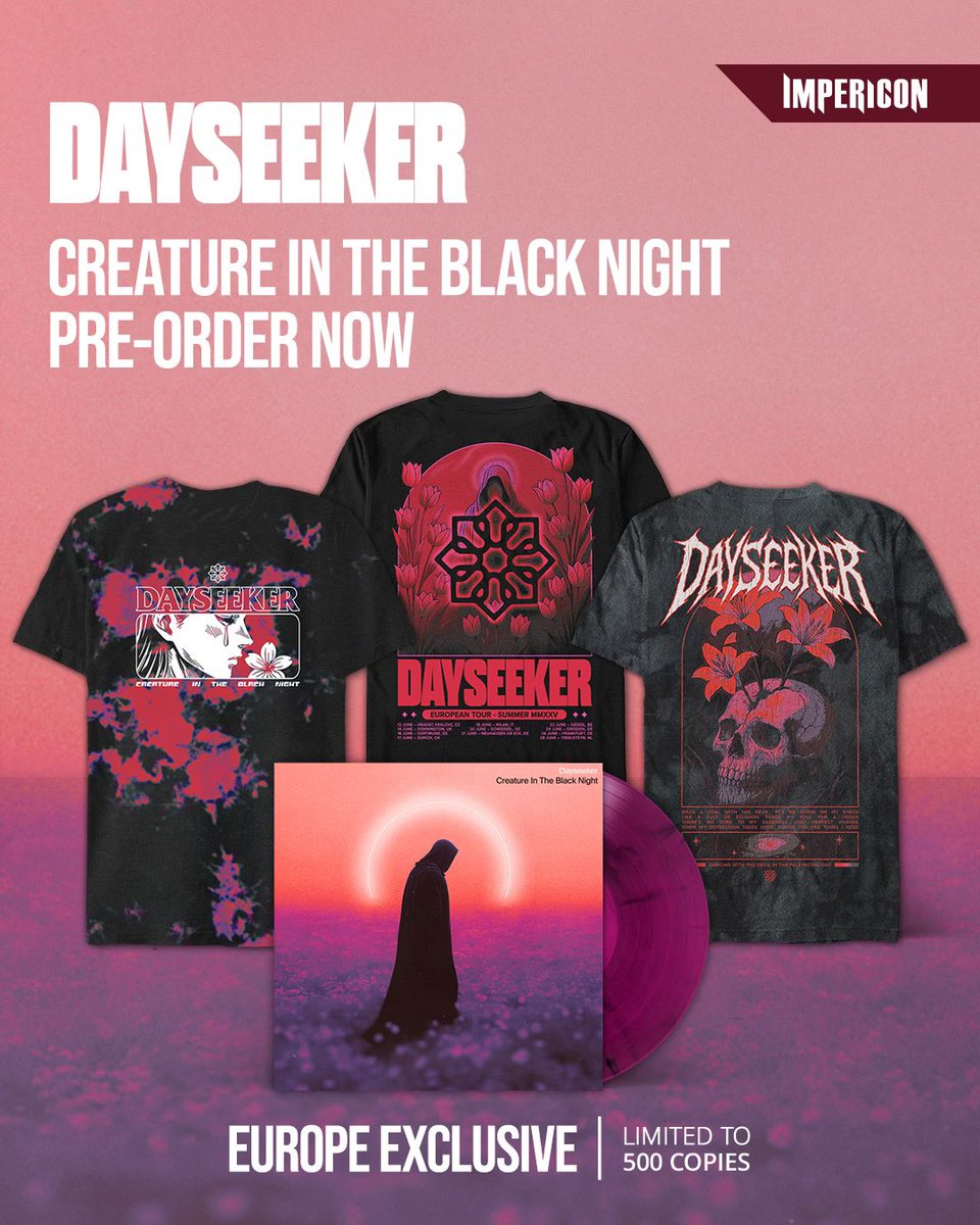 dayseeker's tweet image. EU/UK exclusive vinyl variant for our new album | ๐๐ซ๐๐๐ญ๐ฎ๐ซ๐ ๐๐ง ๐๐ก๐ ๐๐ฅ๐๐๐ค ๐๐ข๐ ๐ก๐ญ
tr.ee/dyRoiO7uJP