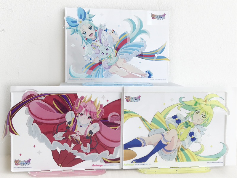 animage_tokuma's tweet image. 【アニメージュ／応募者全員サービス】
『プリンセッション・オーケストラ』アクリルスタンドのサンプルをご紹介。
本体:約145mm×約107mm。リップルたちのきらめく笑顔を堪能してください。
申込締切は7月31日（木）です。お忘れなく💕
#プリオケ
※トクマショップでも受付中。