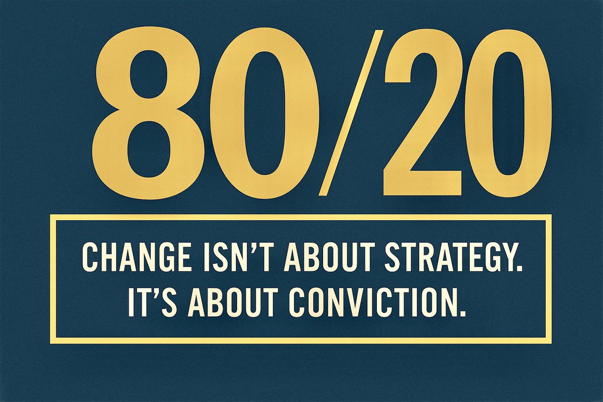 coachcolinbell's tweet image. “80% of making a change is having a strong enough why! 

20% is figuring out how!”

most people obsess over the how.

the leverage is in the why.

clarity makes change inevitable.

#focusonwhatmatters #change #choice #clarity #how #why