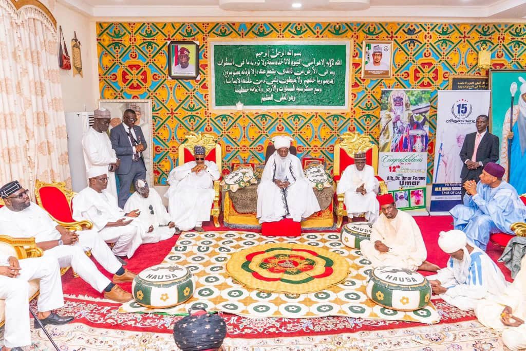 RealMallamSaliu's tweet photo. The past few days have been marked by grief and reflection across Nigeria, following the passing of former President Muhammadu Buhari.

In honour of his legacy, I joined the Senate President, H.E. Godswill Akpabio, and my distinguished colleagues on a condolence visit to the family of the late President in Daura, Katsina State.

We also visited the Governor of Katsina State, H.E. Dikko Umar Radda, and the Emir of Daura, Alhaji Faruk Umar Faruk, to commiserate with them over this national loss.

May Allah forgive our late President’s shortcomings and grant him Aljannah Firdaus.

SM