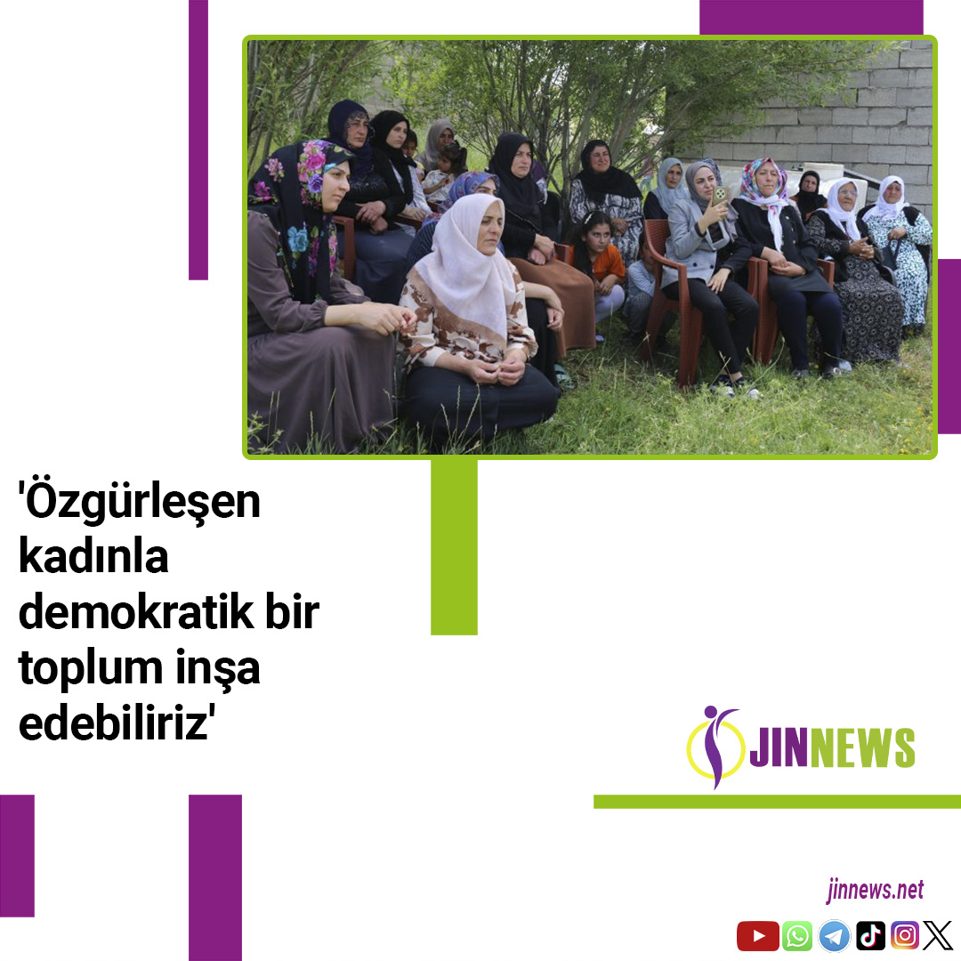 🟢'Özgürleşen kadınla demokratik bir toplum inşa edebiliriz' 

#Jinnewshaber 

jinnews.net/TUM-HABERLER/c…
