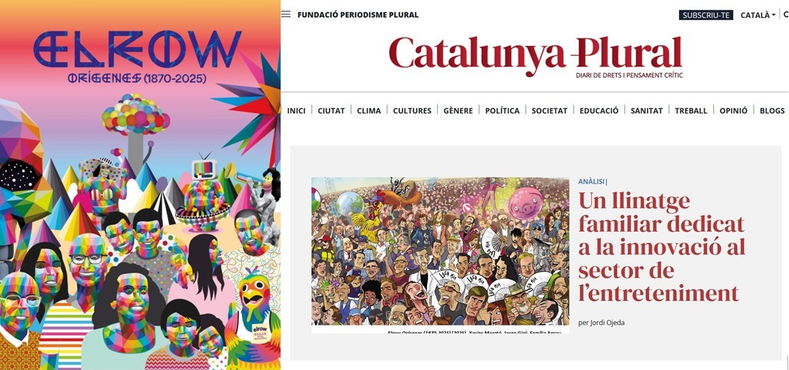 La portada de <a href="/CatalunyaPlural/">CatalunyaPlural</a> dedicada a la novel·la gràfica #Elroww Orígenes, de <a href="/xavimorato/">Xavi Morató</a>  i #JosepGiró
Publica <a href="/NormaEditorial/">Norma Editorial</a> 

«Un llinatge familiar dedicat a la innovació
al sector de l'entreteniment» 👇

catalunyaplural.cat/ca/un-llinatge…

#CòmicYEducació <a href="/TecnoCampus/">TecnoCampus</a>