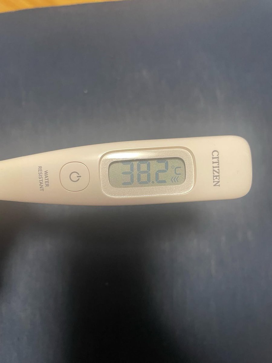 学業、仕事が毎日憂鬱な方へ 年間10回以上発熱する僕の体温計の写真を
