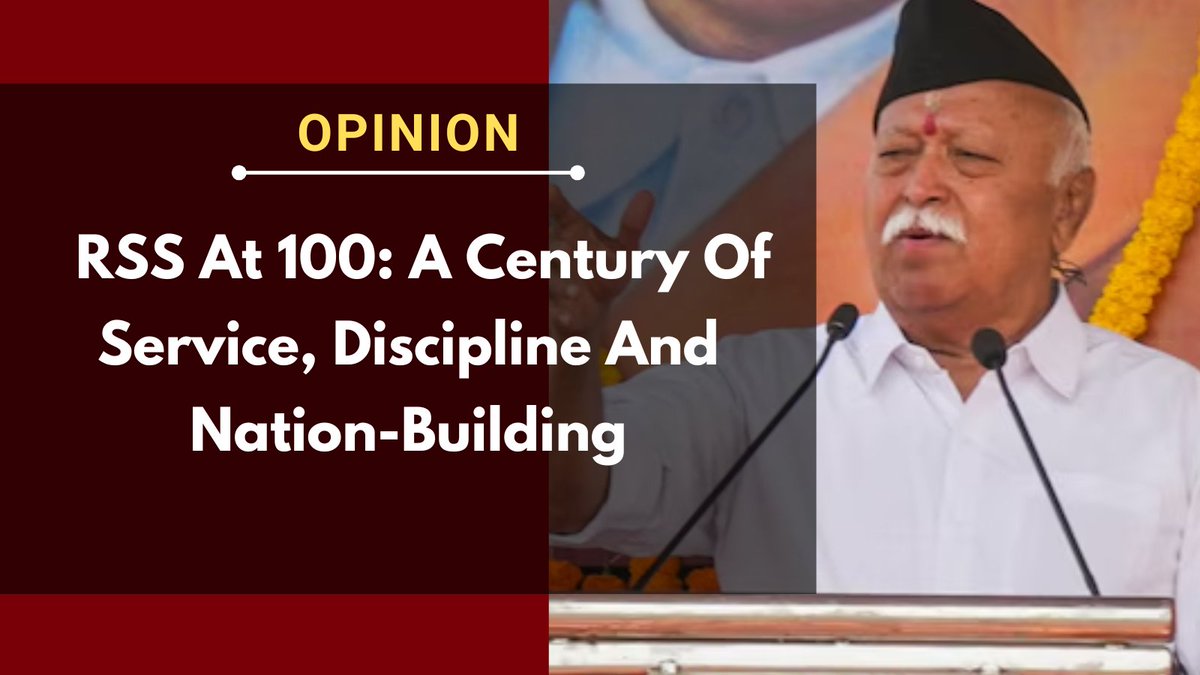 CNNnews18's tweet photo. #OPINION | One century later, the RSS stands as the world’s largest voluntary movement, its influence felt in nearly every corner of India—and far beyond.

Writes: @BagchiPrashanto &amp; @ProfTosh07 

https://t.co/VVybfZgUj2 https://t.co/wmYWBGGRG3