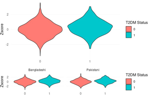 Understanding the potential contribution of polygenic risk scores to the prediction of gestational and type 2 diabetes in women from British Pakistani and Bangladeshi groups: a cohort study in Genes and Health- tinyurl.com/mvjjnbpc