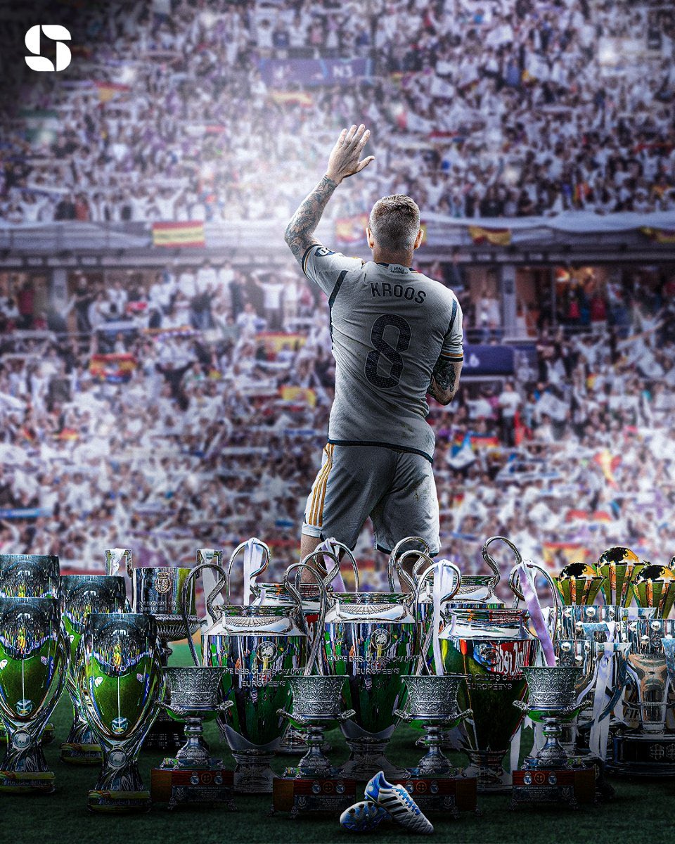 في مثل هذا اليوم من عام 2014، أنهى ريال مدريد التعاقد مع توني كروس من بايرن ميونخ. ✍️

مسيرة كروس مع ريال مدريد بالأرقام:

◉ 465 مباراة
◉ 34,091 تمريرة
◉ 974 فرصة مصنوعة
◉ 94% دقة تمرير
◉ 93 تمريرة حاسمة
◉ 28 هدف
◉ 23 لقب

عشرة أعوام من Kr∞s Control™