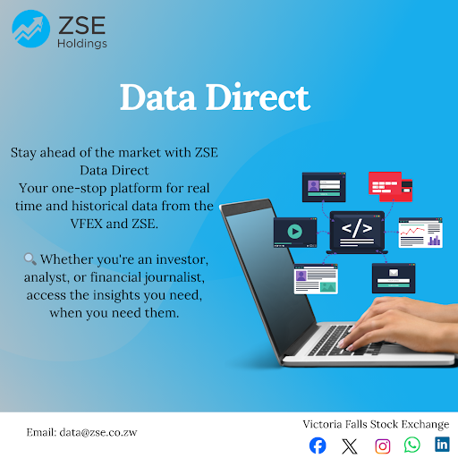 Sign up now and explore the power of market intelligence: datadirect.zse.co.zw
#DataDirect #MarketData