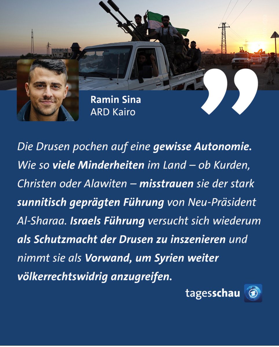 Auch hier: die Juden brauchen einen „Vorwand“. Das leuchtet dem Leser des ÖRR sofort ein. Wofür eigentlich? Nicht so wichtig. Will Israel Syrien besetzen? Oder nur Krieg führen, weil es Krieg geil findet? Das kann jeder Antisemit dann mit sich ausmachen. Wichtig ist: Israel lügt.