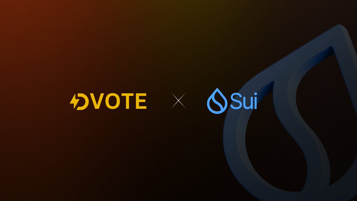 dvote_ai's tweet image. DVOTE is now live on @SuiNetwork , one of the fastest and most scalable L1 blockchains built for high-performance dApps.
With over $4B in TVL and a thriving ecosystem, Sui is growing fast but still lacks a voting platform for community governance.
@dvote_ai changes that.
Stat…