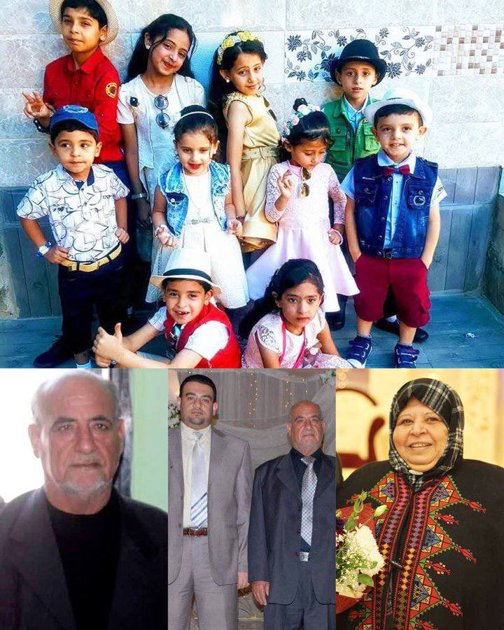 The israelis annihilate an entire family: Muhammad Farhan Arafat, his wife, sons and wives, their grandchildren, all killed in Al-Tuffah, Gaza