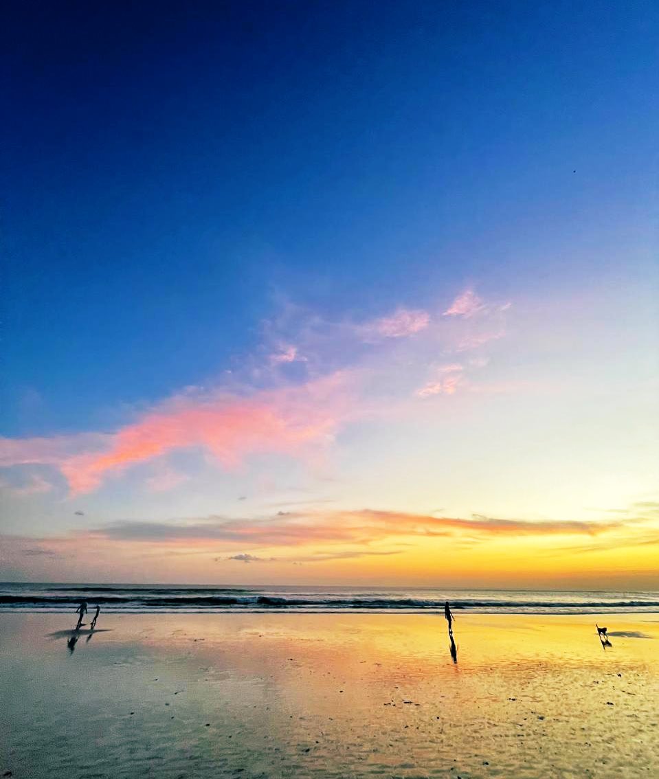 Seminyak during the high season is very crowded but its worth it for these views.