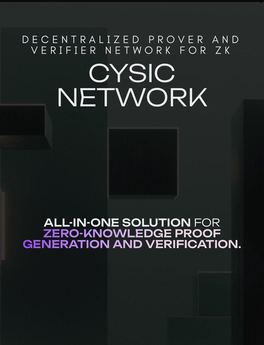 Cysic Education 🧠
What sets <a href="/cysic_xyz/">Cysic | KBW, Token2049</a> apart?

→ ASIC-based ZK provers
Faster, cheaper, and built for scale.
ZK proofs done at the hardware level.
No more waiting. Just proving.⚡
 #Cysic