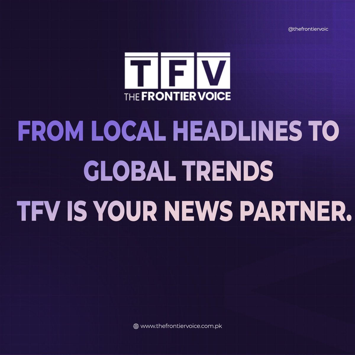 AzamTuri1's tweet photo. It’s time for bold, raw, ground-up journalism.
It’s time for @thefrontiervoic 🧭
#TheFrontierVoice https://t.co/S7ZtUyt0vF