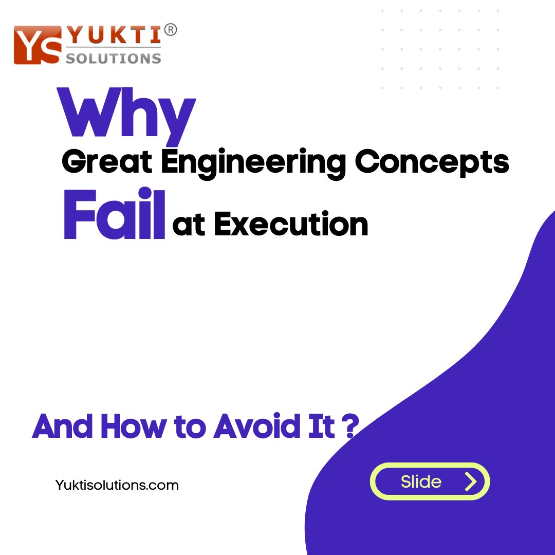 yuktisolutions's tweet image. 💡 You spent months perfecting your engineering concept.
But when it went digital... it broke.
It wasn’t your idea.
It was poor execution.

❌ Weak backend
❌ Bad architecture
❌ Unscalable MVP
If you’re building IoT or product-heavy tech — this is for you.
#TechExecution #MVP