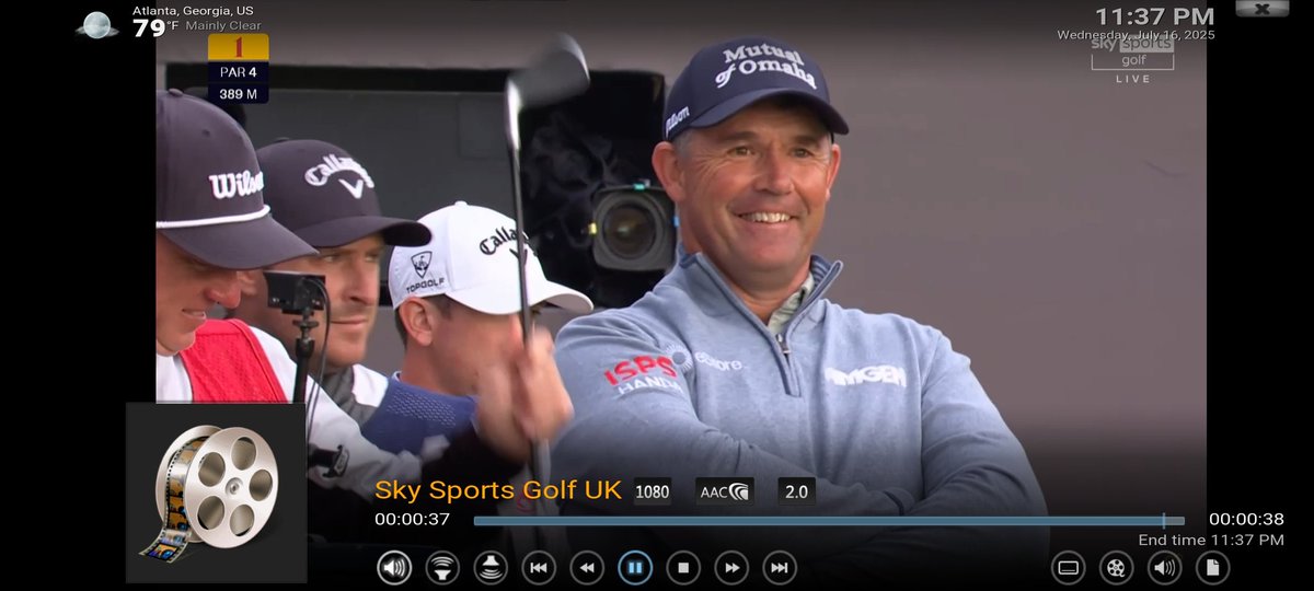 Up all night watching SKY Sports Golf UK. 
This is what its all about.