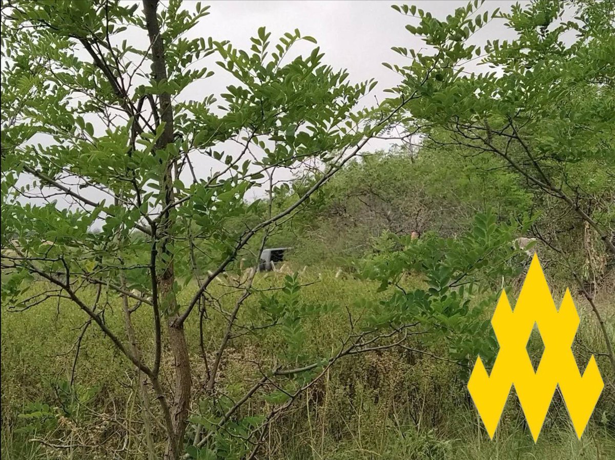 atesh_eng's tweet image. ❗️An ATESH agent exposed positions of Russia’s 36th Motor Rifle Brigade in Donetsk — Ukrainian forces hit targets incl. rare EW and UAV systems. All intel passed to Ukraine’s Defense Forces. #Donbas #RussianUkrainianWar