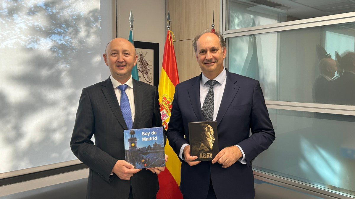 MLopezValverde's tweet image. Me he reunido con el embajador de #Kazajistán, @MussayevDanat, para seguir estrechando lazos en #digitalización y servicios públicos.
Gracias al conocimiento compartido, avanzamos hacia servicios públicos más eficaces y adaptados a la ciudadanía.
Este encuentro reafirma el…