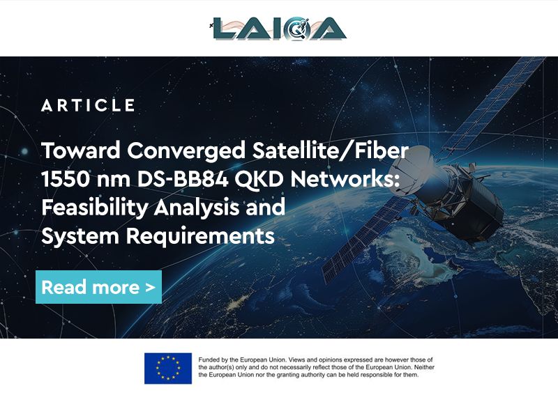 📄 𝗛𝗮𝘃𝗲 𝘆𝗼𝘂 𝗰𝗵𝗲𝗰𝗸𝗲𝗱 𝗼𝘂𝗿 𝗮𝗿𝘁𝗶𝗰𝗹𝗲 𝗼𝗻 𝘀𝗮𝘁𝗲𝗹𝗹𝗶𝘁𝗲 𝗮𝗻𝗱 𝗳𝗶𝗯𝗲𝗿-𝗯𝗮𝘀𝗲𝗱 𝗾𝘂𝗮𝗻𝘁𝘂𝗺 𝗻𝗲𝘁𝘄𝗼𝗿𝗸𝘀?

In this #article, we explore what’s needed to make quantum communication from satellites to Earth work and how it can connect to fiber