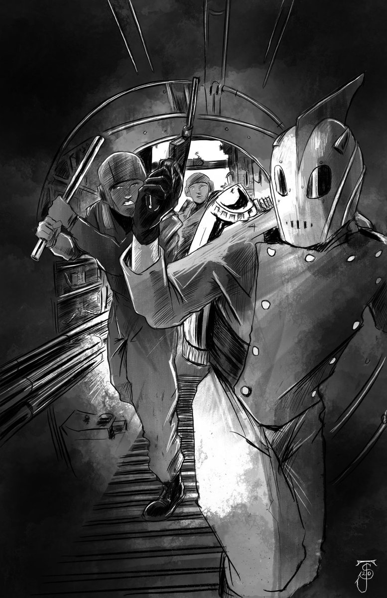 More #Rocketeer #art from the day. #artwork #artist #comics #makecomics #illustration #comicart