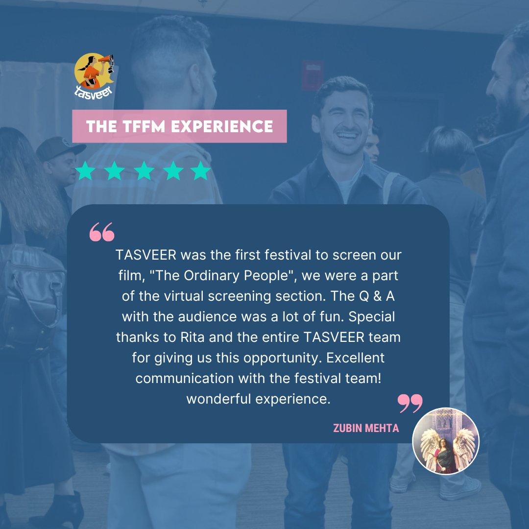 🧡 “You'll walk away with 100s of new friends &amp; connections.”

Real words. Real impact.

Go Platinum at #TFFM2025

🏨 Sheraton Stay (A/B)
📺 1yr TasveerTV
🔥 Save up to $200 — ends July 31!
🎟️ tffm2025.eventive.org/passes/buy